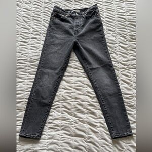 Levi’s Wedgie Skinny Black Jeans